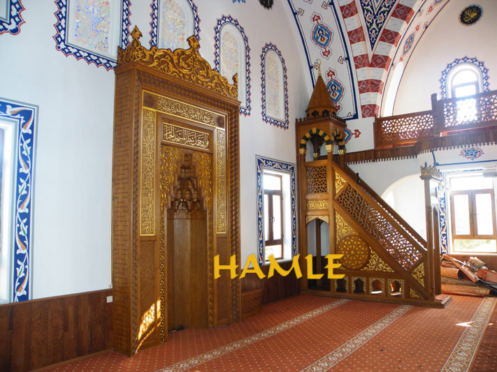 HAMLE Konya kündekari cami kapısı imalatı,minber fiyatları,mihrap fiyatları