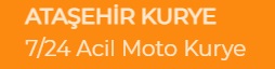 ATAŞEHİR KURYE PERA