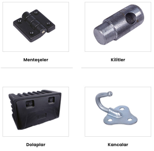 UMUT42; Konya dorse kancası, tenteli dorse malzemeleri, dorse açık kasa kilit menteşe, dorse kilidi