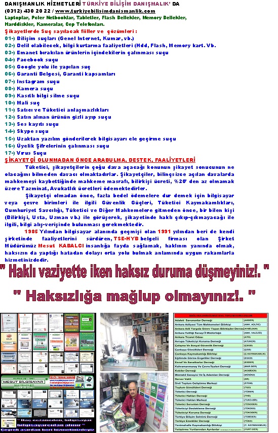 TÜRKİYE BİLİŞİM DANIŞMALIK’