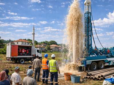 METE Konya sondaj,   içme suyu sondajı, bahçe su sondajı, tarla su kuyusu açma, su sondajı metre fiyatı
