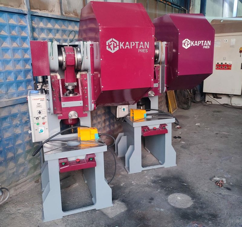 KAPTAN Konya 60 ton eksantrik pres, 80 ton eksantrik pres, 125 ton eksantrik pres, eksantrik pres fiyatı,